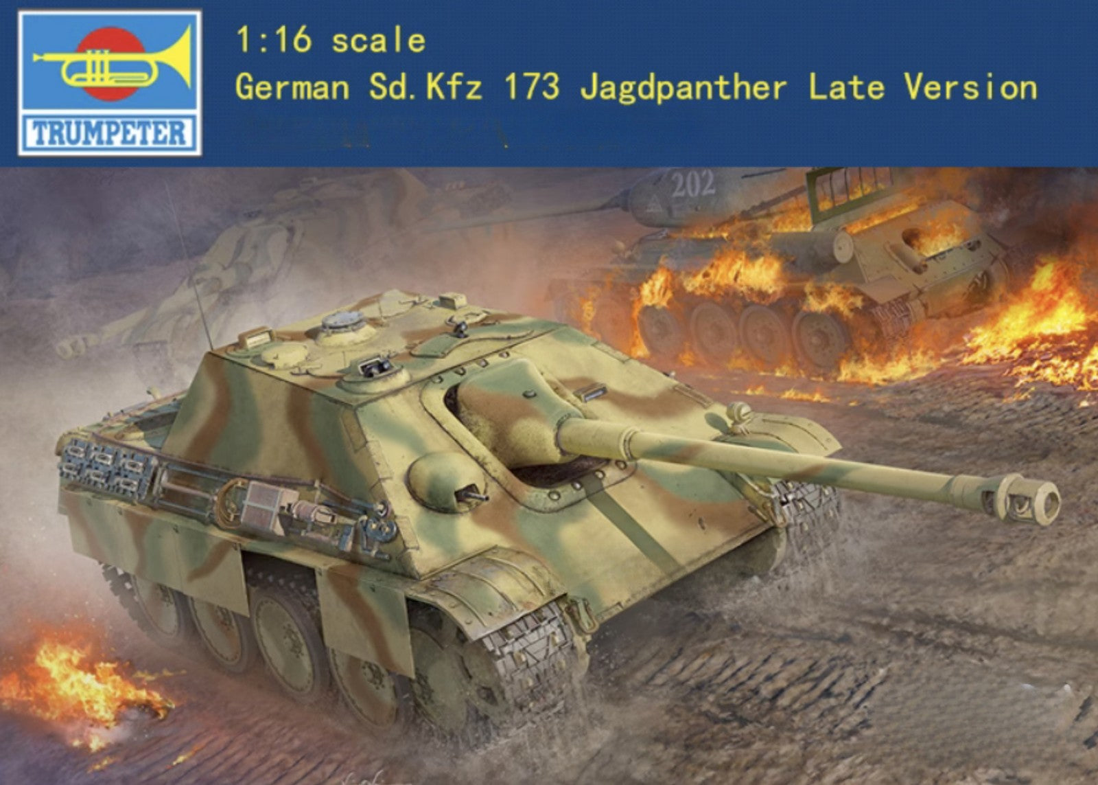 Trumpeter 00935 1/16 German Sd.Kfz 173 Jagdpanther Late Version Model ...