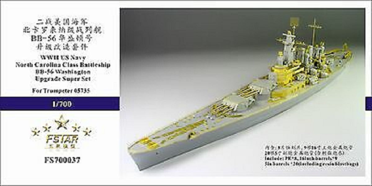 Five Star 1/700 700037 USS Washington for Trumpeter
