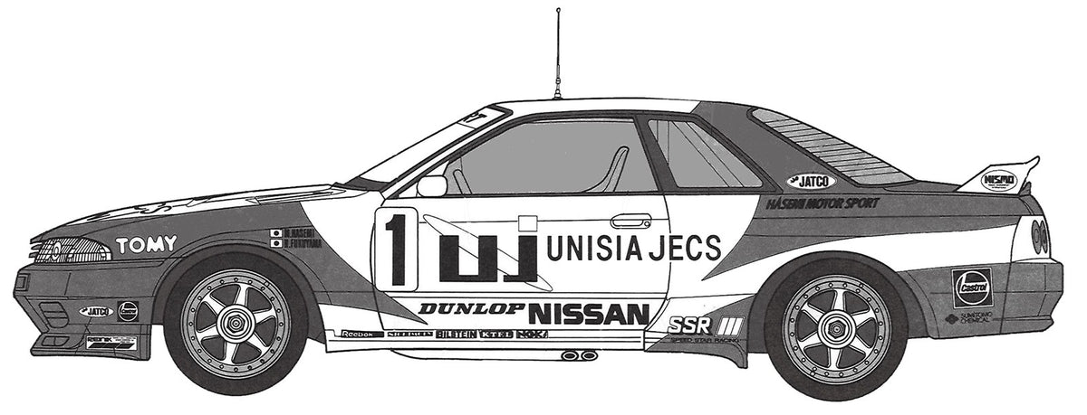 Fujimi 14199 Model 1/12 AXES Series No.5 Unisia Jecs Skyline BNR32 1993 JTC Main image