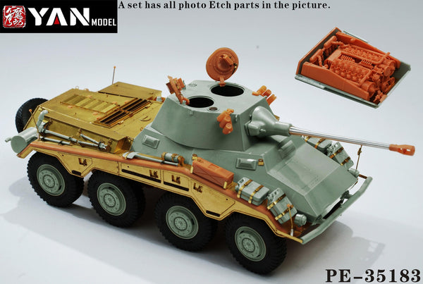 YAN MODEL PE35183 1/35 German Sd.Kfz.234/2"PUMA"(for Dragon 6943 )