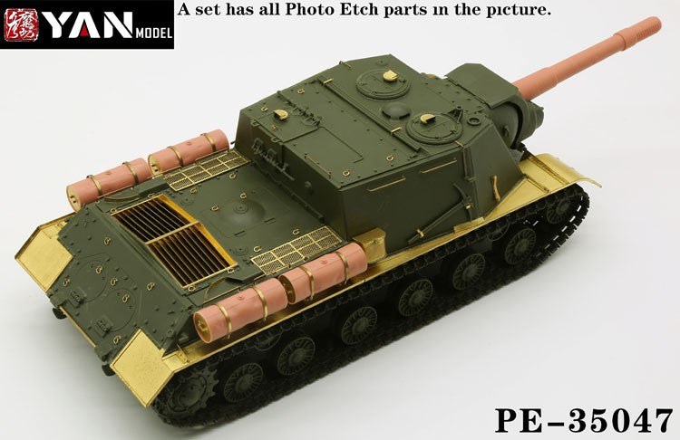 Yan Model 1/35 PE-35047 Russian JSU-152 heavy Self-propelled Gun forTAMIYA 35303