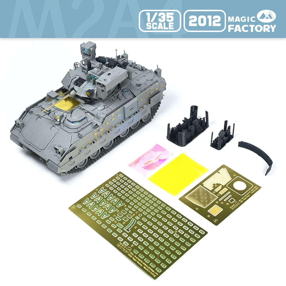 MAGIC FACTORY 2012 1/35 M2A4 Bradley IFV With CVTESS Model KIt — detail view 4