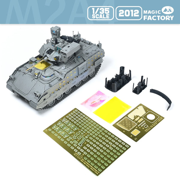 MAGIC FACTORY 2012 1/35 M2A4 Bradley IFV With CVTESS Model KIt