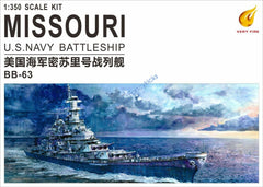 Very Fire VF350909 1/350 USS Navy Battleship BB-63 Missouri Easy Ver. Ship Model