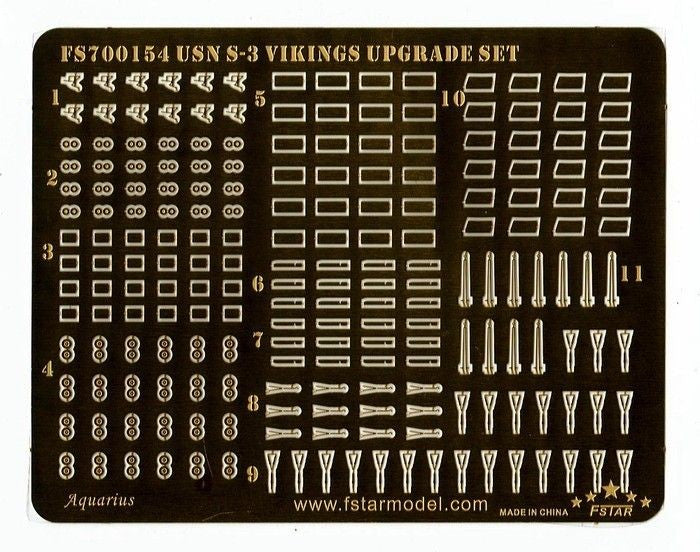 Fivestar FS700154 1/700 S-3 Vikings Upgrade set for Trumpeter