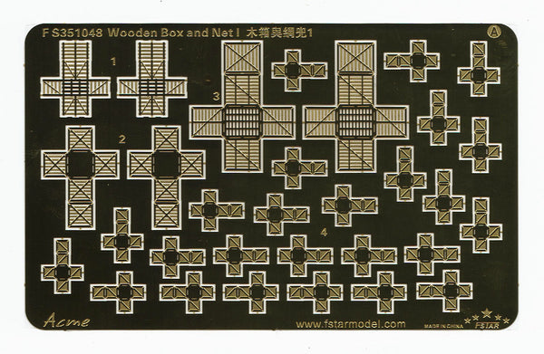 Fivestar PE 1/350 Wooden Box and Net I FS351048