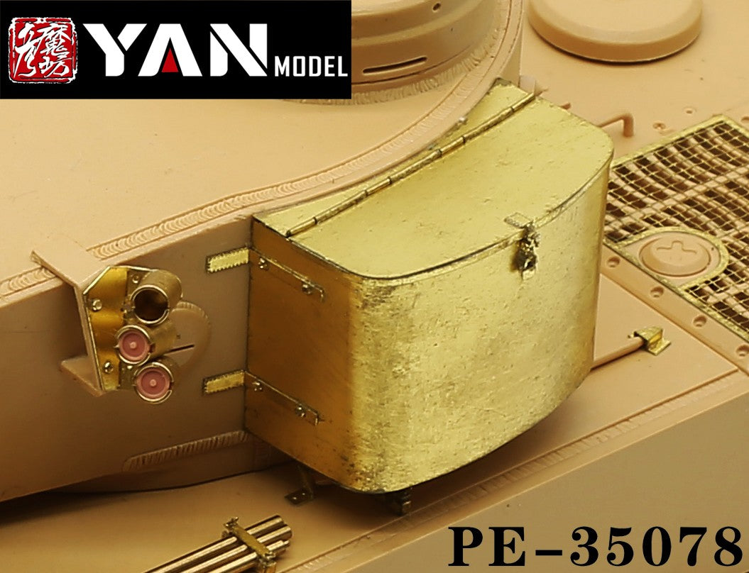 Yan Model PE35078 1/35 WWII GERMAN Sd.Kfz.181 Early Type Storage Box（2） — scale model kit