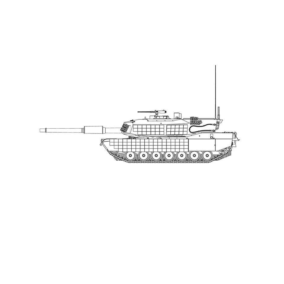 SSMODEL MRY-SFW SS48918 1/48 Military Model Kit US CATTB Main Battle Tank