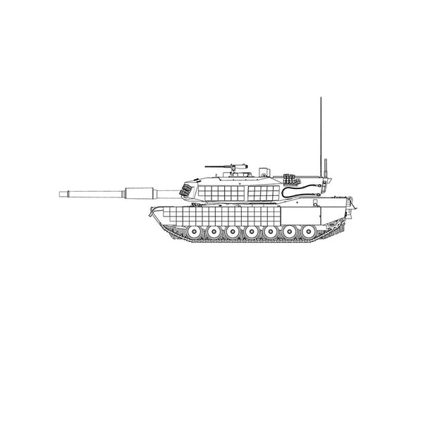 SSMODEL MRY-SFW SS48918 1/48 Military Model Kit US CATTB Main Battle Tank