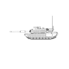 SSMODEL MRY-SFW SS48918 1/48 Military Model Kit US CATTB Main Battle Tank