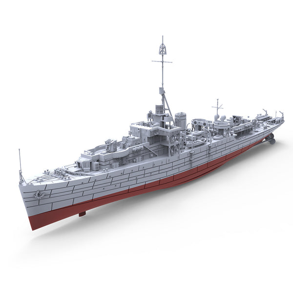 SSMODEL SSC700630S 1/700 Model Kit HMS River Class Spey K246 Frigate FULL HULL