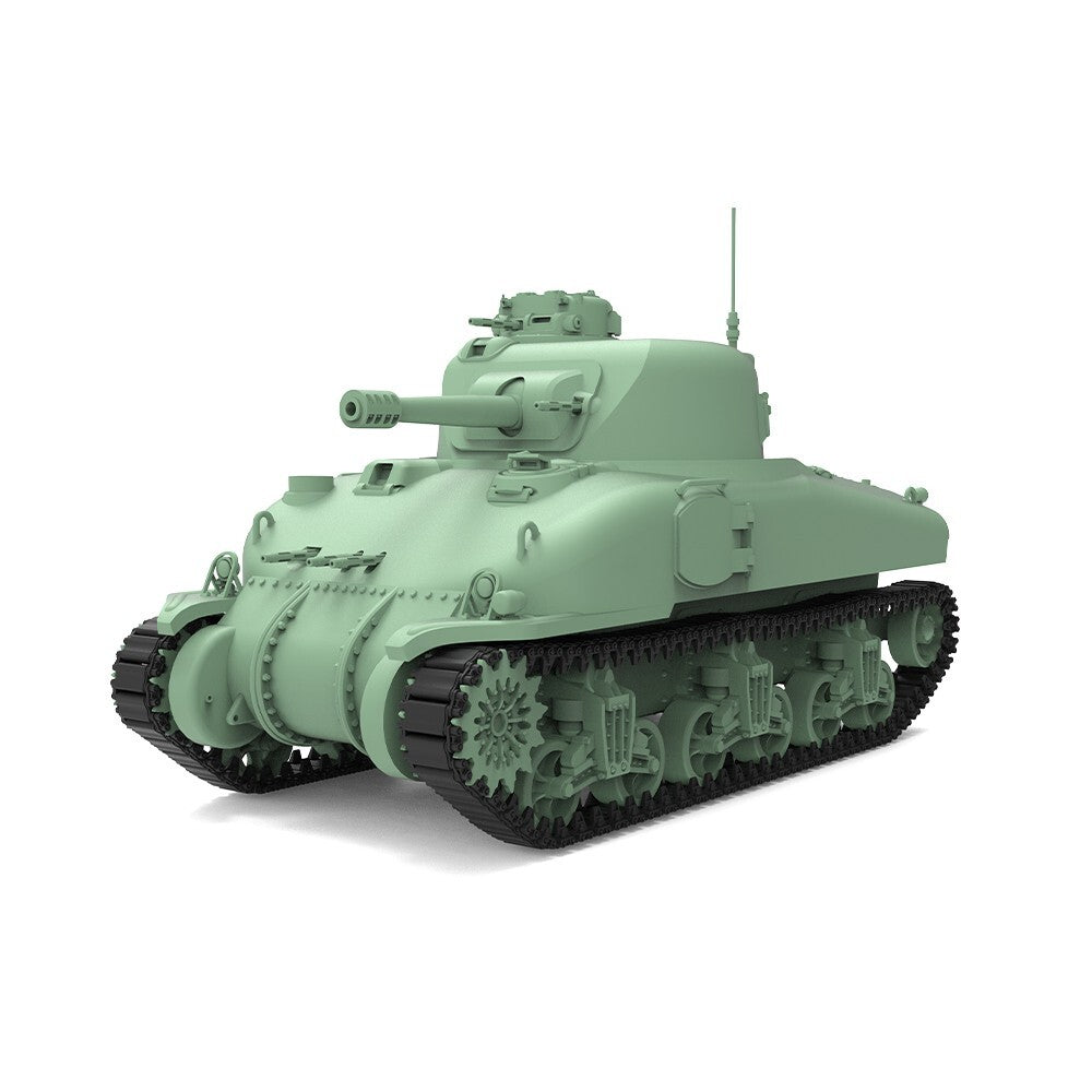 SSMODEL SS87533 1/87 HO Scale Railway Military Model Kit US T6 Medium Tank