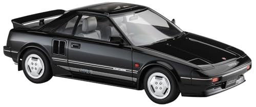 Hasegawa 1/24 Toyota MR2 AW11 Early Model Black Limited Plastic Model 20693 New Main image