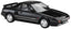 Hasegawa 1/24 Toyota MR2 AW11 Early Model Black Limited Plastic Model 20693 New