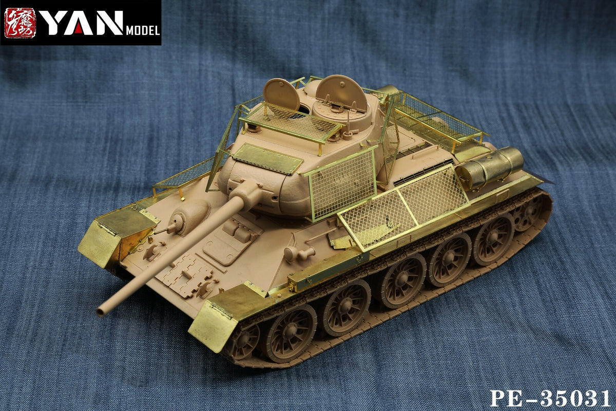 Yan Model PE-35031 1/35 Scale T-34/85 Detail Up Set for Rye Field Model — detail view 3