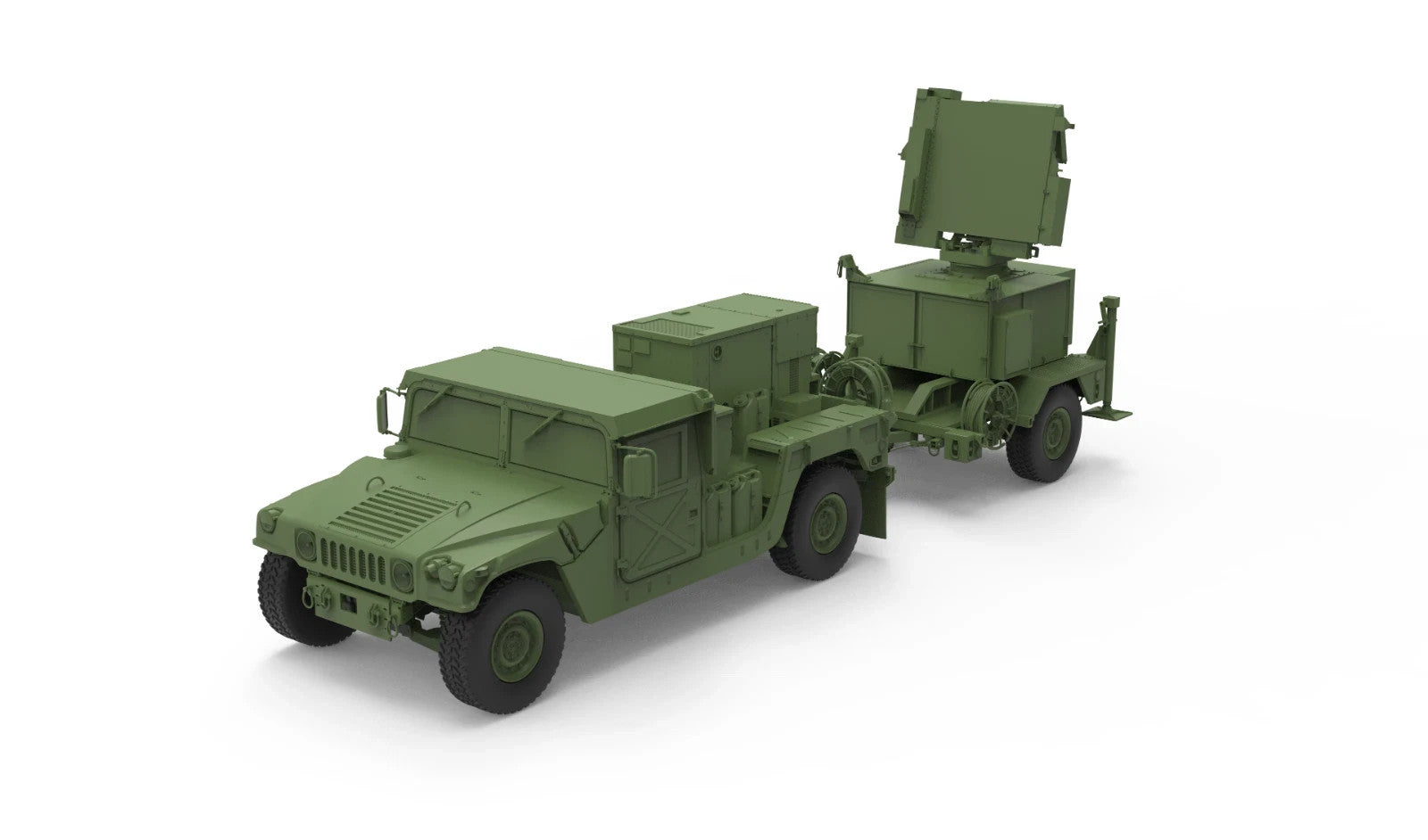 SSMODEL 72137 1/72 Military Model USA SPAA M1097A2 CLAWS 3D PRINTING