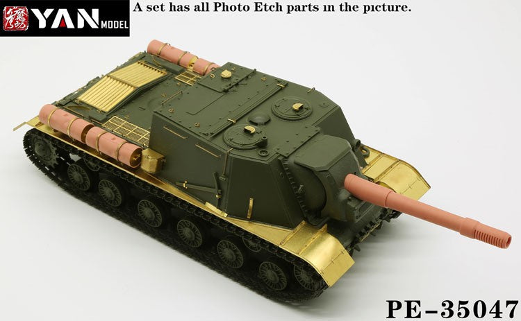 Yan Model 1/35 PE-35047 Russian JSU-152 heavy Self-propelled Gun forTAMIYA 35303 — detail view 3