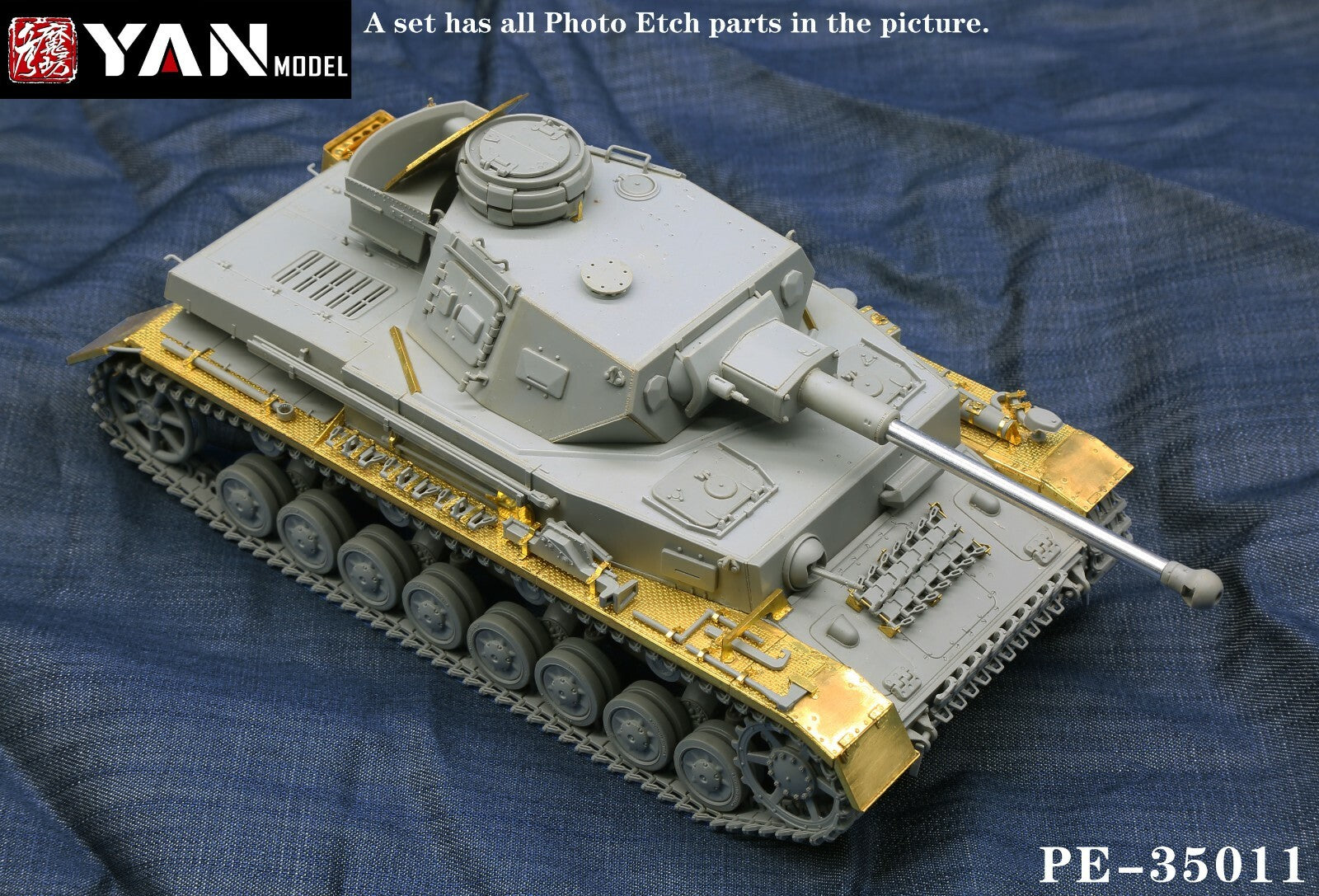Yan Model PE-35011 1/35 Pz.Kpfw.IV Ausf.F2, G Detail Up Set for Border BT-004