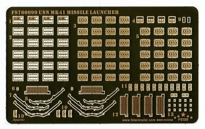 Five Star FS700099 1/700 Modern MK-41 Missile Launcher & Loading Equipment — detail view 3