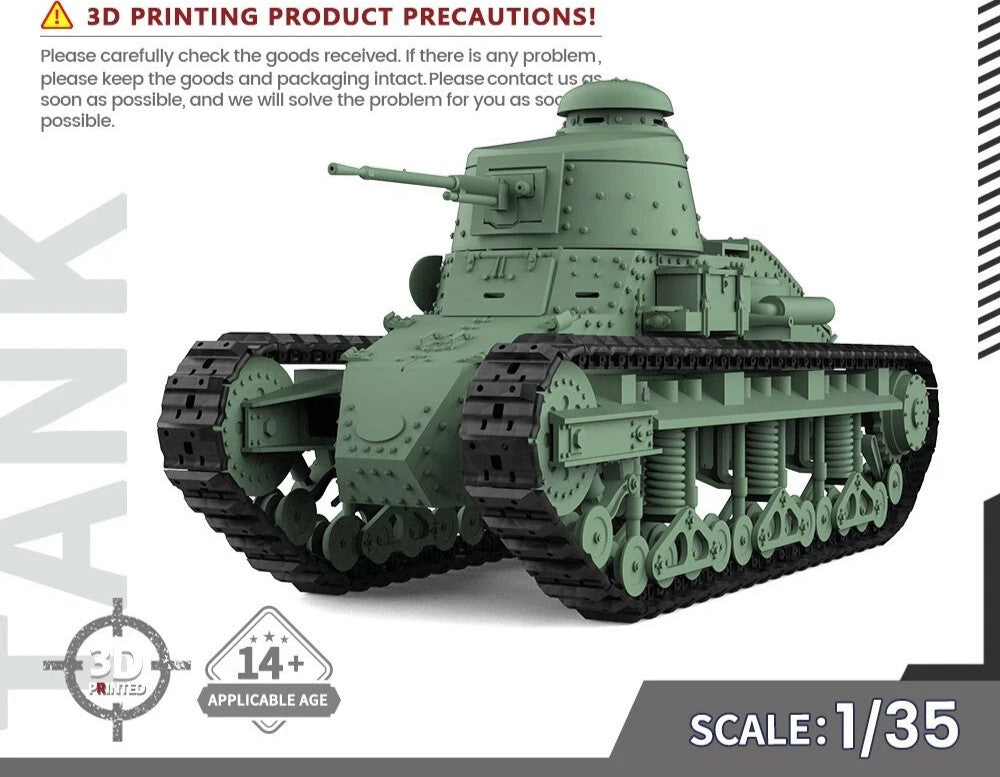 SSMODEL 35833 1/35 Military Model Kit Japan Otsu Light Tank