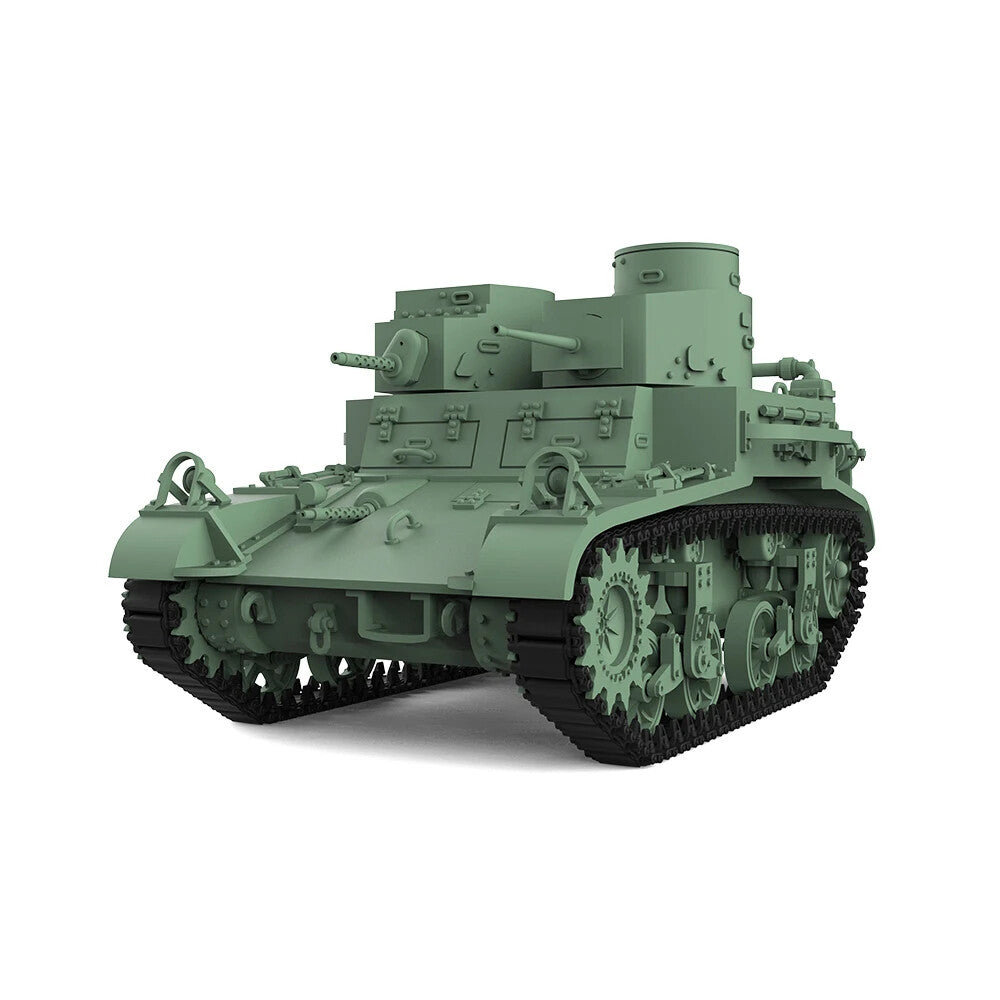 SSMODEL 144502 1/144 3D Printed Resin Model Kit US Light Tank M2A2