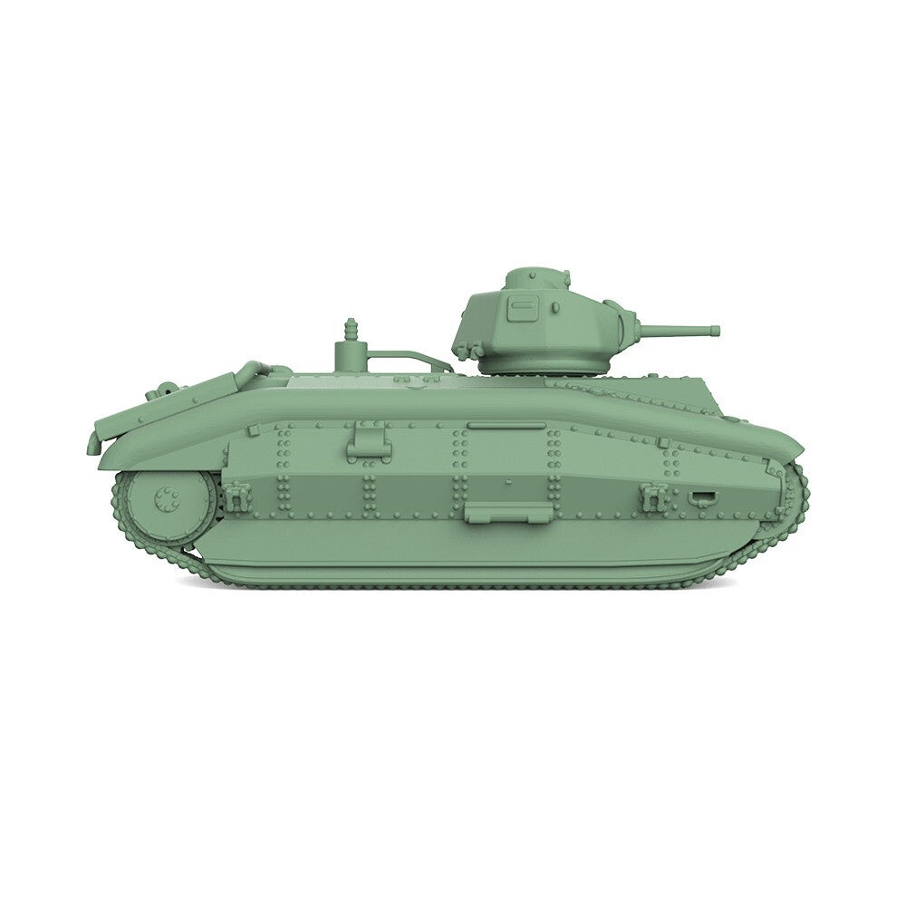 Model Kits 1/200 1/220 Military Model Kit France B1 Heavy Tank Phase III