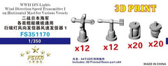 Five Star FS351170 1/350 WWII IJN Lights，Wind Direction/Speed Transmitter I