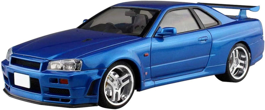 Aoshima AO-05733 1/24 Initial D Hoshino Kozo BNR34 Skyline GT-R sports car