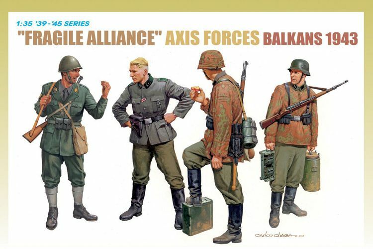 DRAGON 6563 1/35 "Fragile Alliance" Axis Forces Balkans 1943