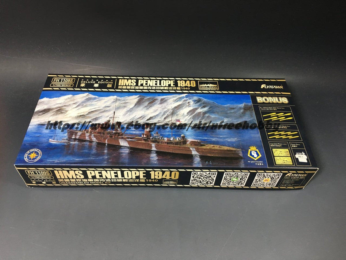 Flyhawk FH1109S 1/700 HMS Penelope 1940 — scale model kit