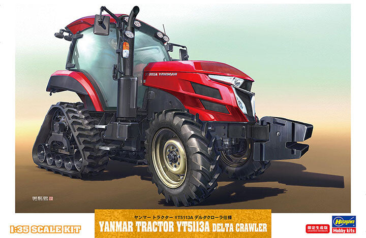 Hasegawa 66104 1/35 Yanmar Tractor YT5113A Delta Crawler Type