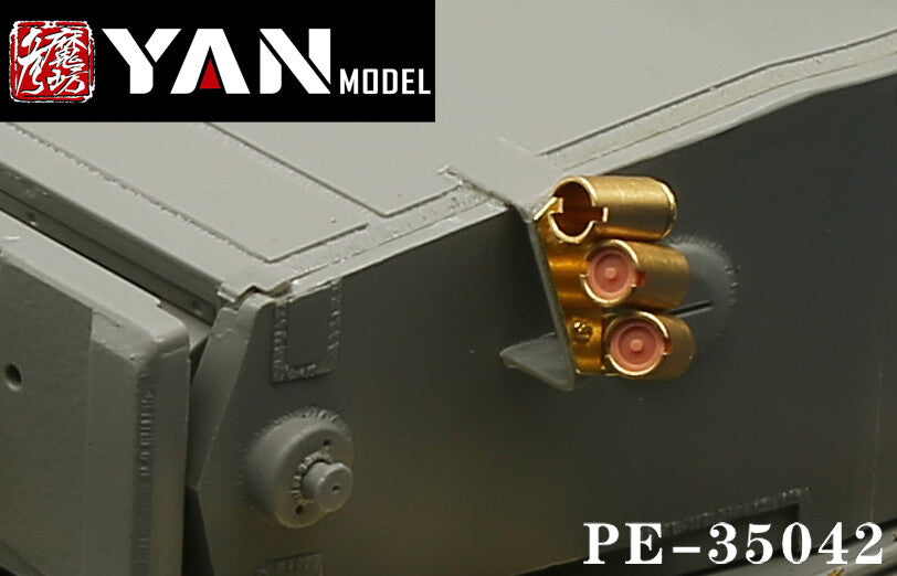 Yan Model PE-35042 1/35 Scale WWII German Tank Metal Smoke Launcher