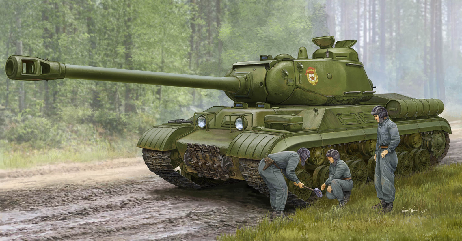 Trumpeter Js1 Trumpeter 05589 - 1/35 Soviet JS-2M Heavy Tank-Early - New – Ssmodel ...