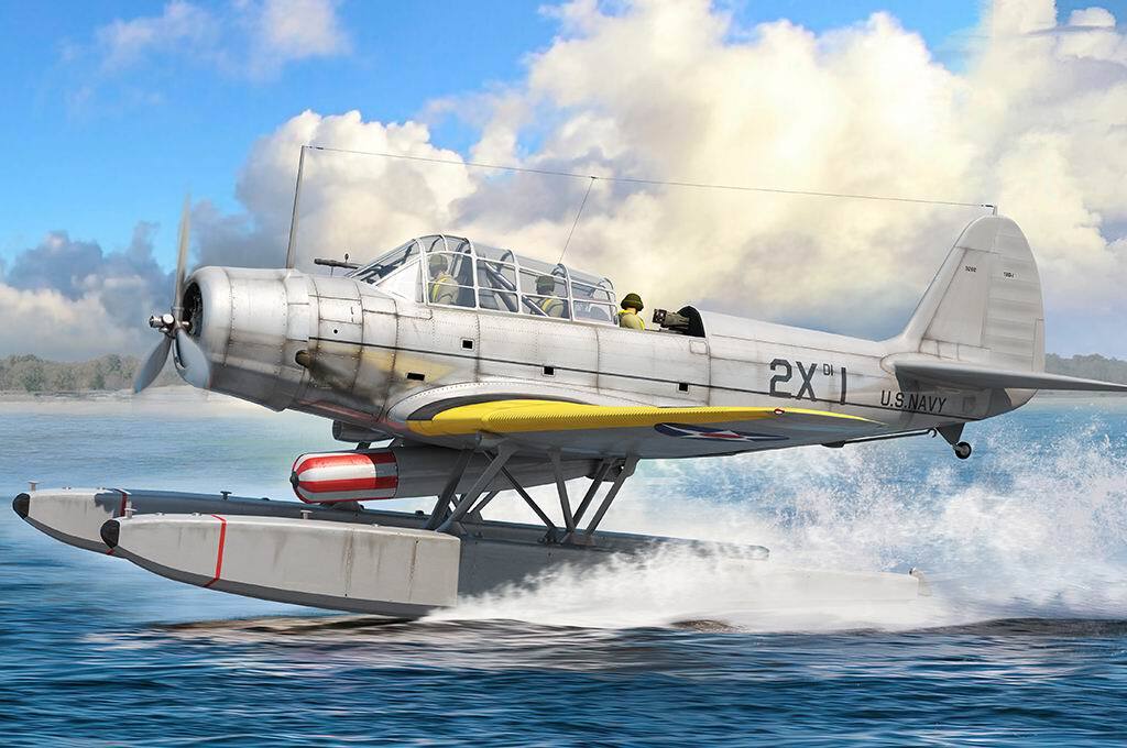 Hobbyboss 81784 1:48 TBD-1A Devastator Plastics Assembly Model Main image