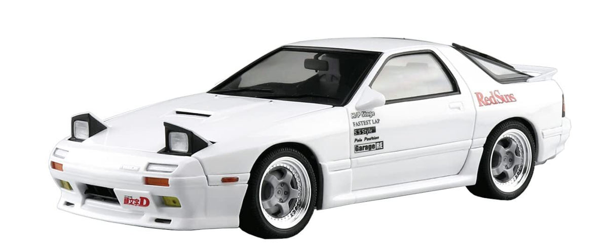 Aoshima AO-06249 1/24 Car Kit Initial D Mazda Savanna RX-7 FC3S(Comics Vol.5) 366438886179 Main image