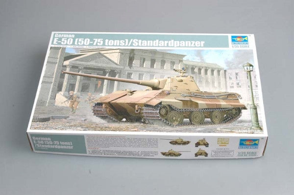 Trumpeter 01536 GERMAN E-50 STANDARDPANZER 1/35 Model Kit- — detail view 3