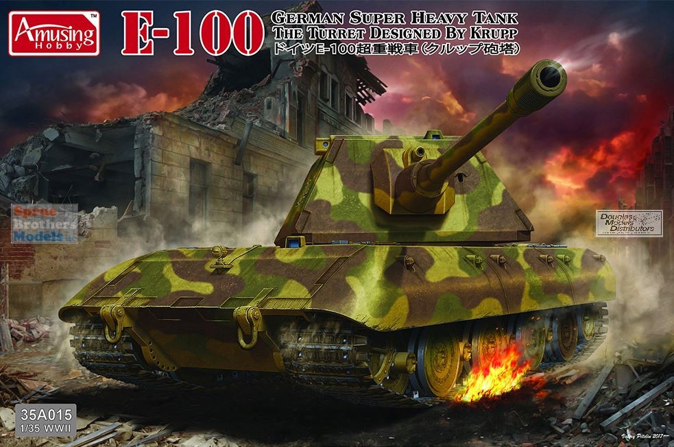 AMU35A015 1:35 Amusing Hobby E-100 German Super Heavy Tank Main image