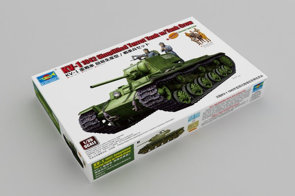 Trumpeter 09597 1:35 scale KV-1 1942 Simplified Turret Tank w/Tank Crew kit