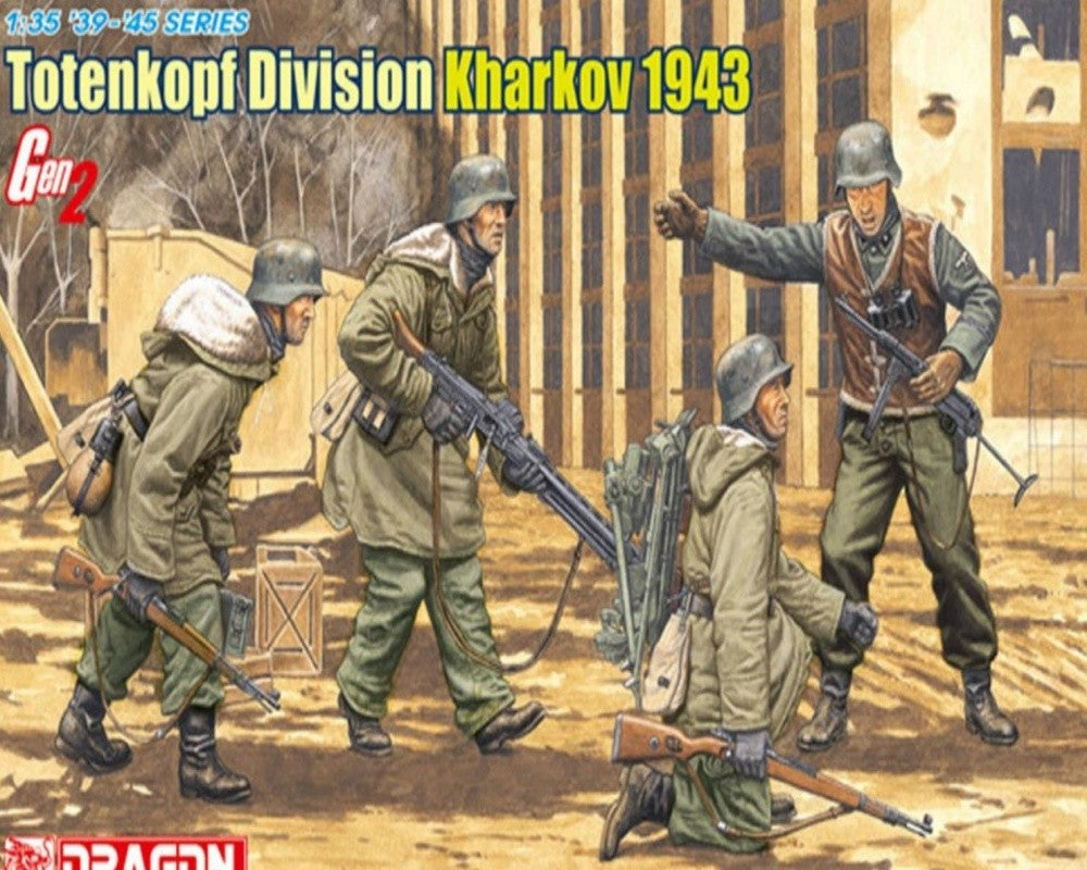 DRAGON 6385 1/35 scale Totenkopf Division Kharkov 1943 Plastic Model Kit — scale model kit