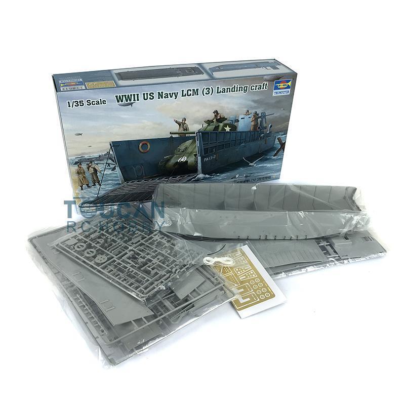 1/35 Trumpeter World War II US Landing Craft Machanize LCM(3) 00347 Static Model — detail view 4