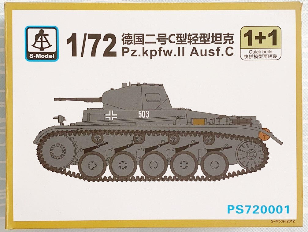 S-Model PS720001 1/72 Pz.Kpfw.II Ausf.C Light Tank-