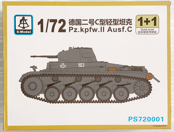 S-Model PS720001 1/72 Pz.Kpfw.II Ausf.C Light Tank-