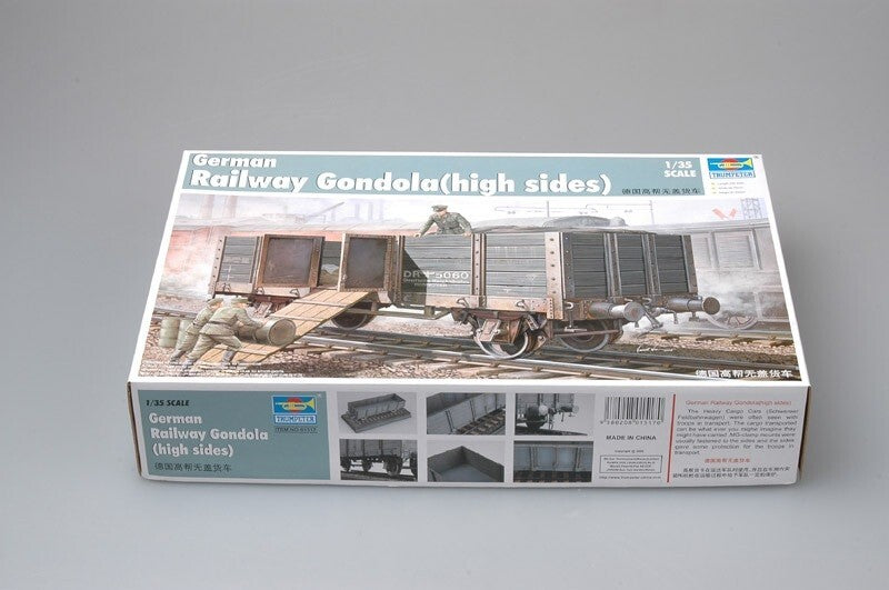 Trumpeter 01517 1/35th scale German Railway Gondola — scale model kit