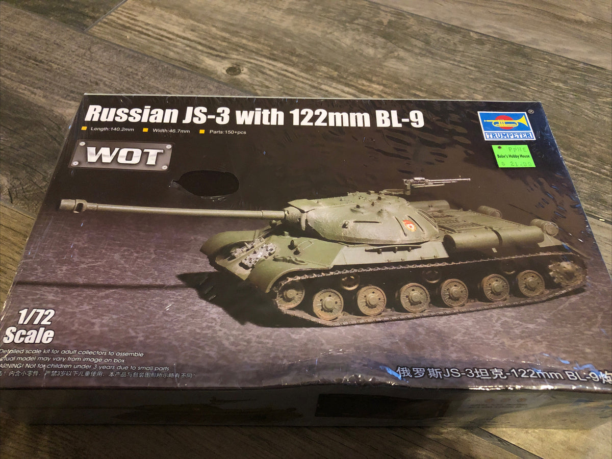 Trumpeter 7163 1/72 Russian JS-3 With 122mm BL-9 Model WOT — scale model kit