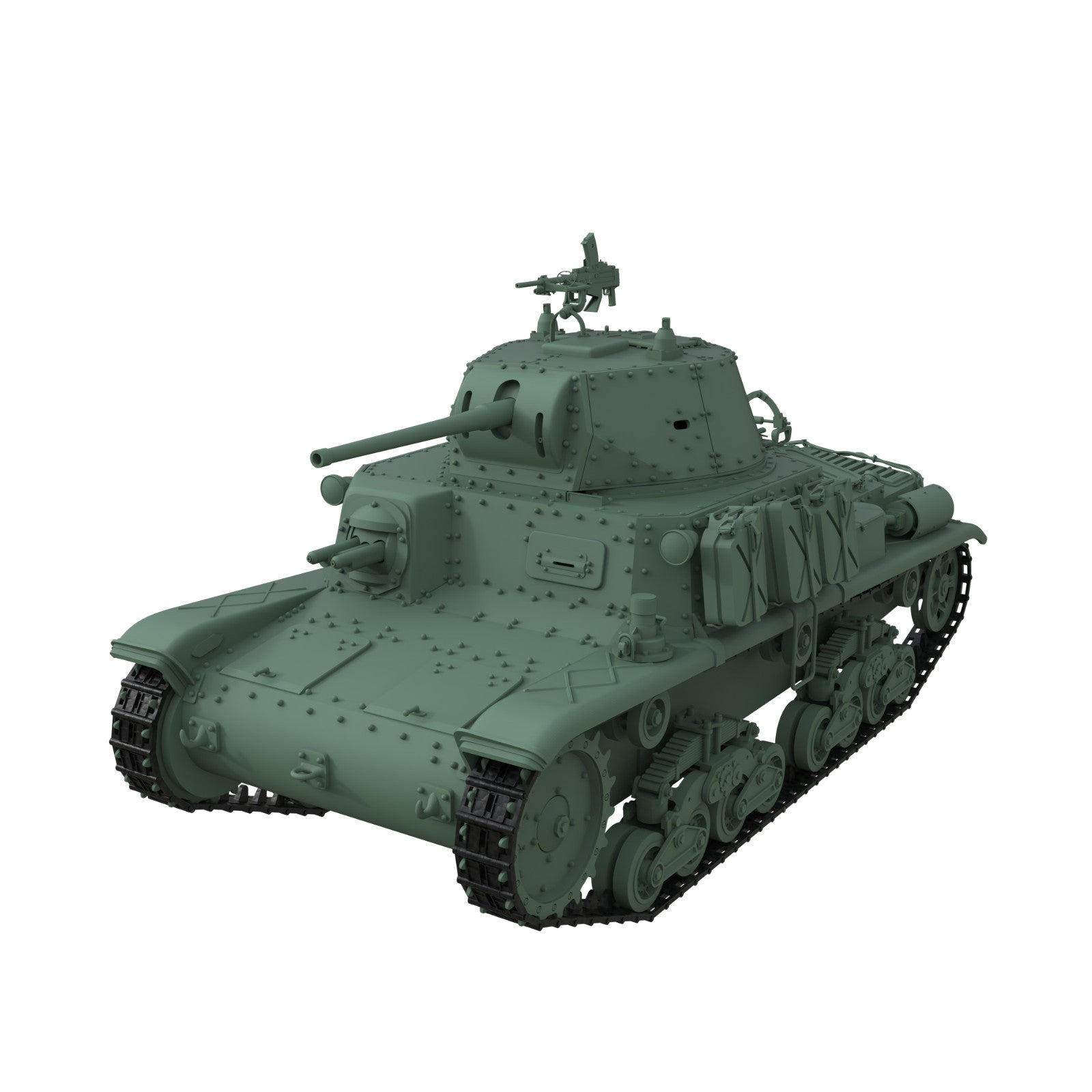 SSMODEL 16684 1/16 Military Model Kit Italy Fiat-Ansaldo M15/42 Medium Tank