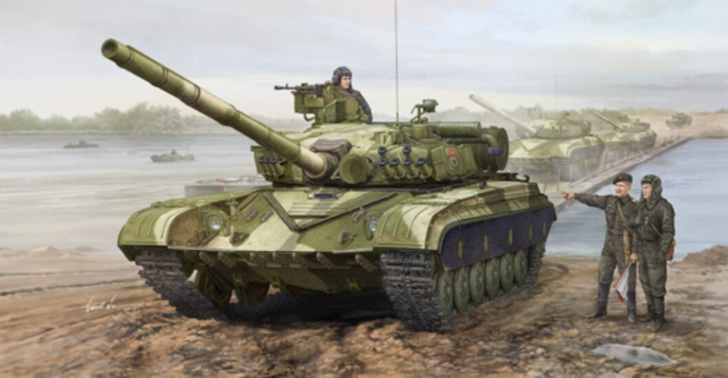 TRUMPETER 01579 1/35 Soviet T-64A, model 1981 — scale model kit