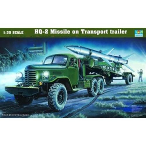 1/35 TRUMPETER KIT Chn Hq-2 Missile With Loading Cabin TR00205 Model Secondary image