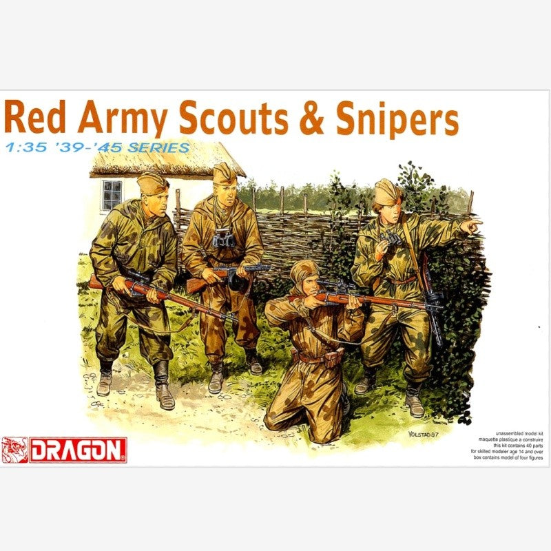 Dragon 6068 WW.II Soviet Army Scout & Sniper (Female Soldier 2 Figures, Male 2 ) Main image
