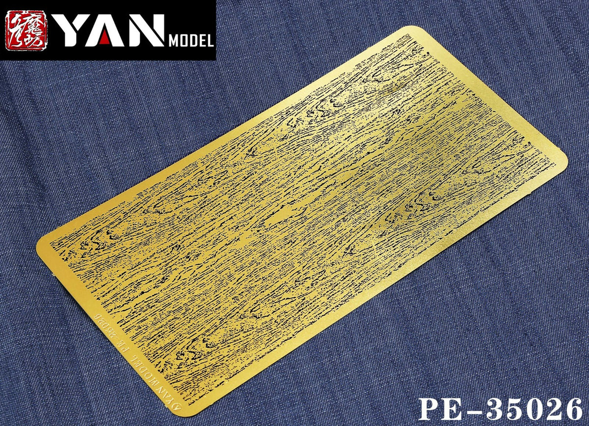 Yan Model PE-35026 Airbrush Stencil Wood Texture for 1/32 1/35 1/48 — scale model kit