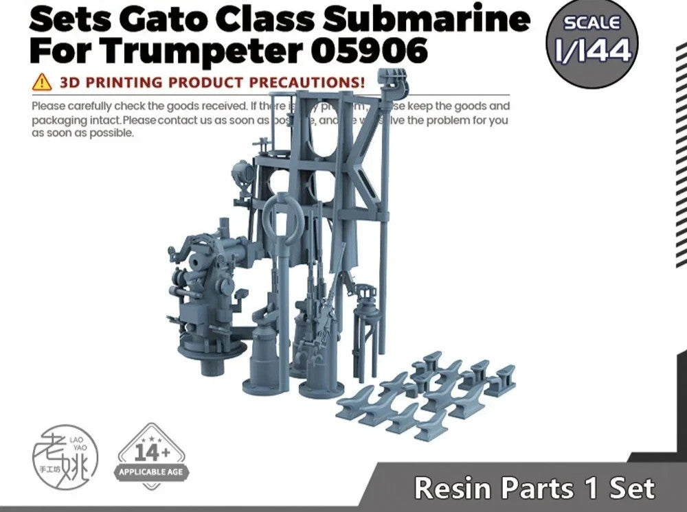 SSMODEL MRY-SFW LYCG144902 1/144 Sets Gato Class Submarine With Trumpeter 05906